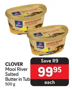 Makro CLOVER Mooi River Salted Butter in Tub offer