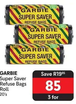 Makro GARBIE Super Saver Refuse Bags Roll 20's offer