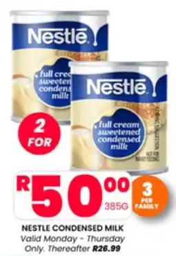 Take 'n Pay NESTLE CONDENSED MILK offer