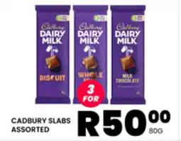 CADBURY SLABS ASSORTED