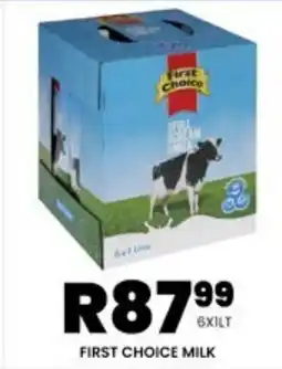 Take 'n Pay FIRST CHOICE MILK offer