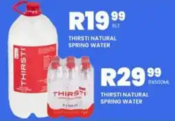 Take 'n Pay THIRSTI NATURAL SPRING WATER offer