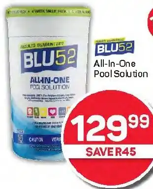 Pick n Pay Hypermarket BLU52 All-In-One Pool Solution offer