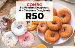 Food Lover's Market COMBO 6 x Fondant Doughnuts, 6 x Cinnamon Doughnuts offer