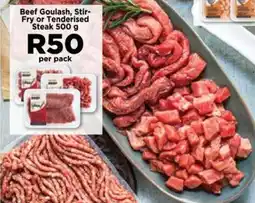 Food Lover's Market Beef Goulash, Stir- Fry or Tenderised Steak 500 g offer