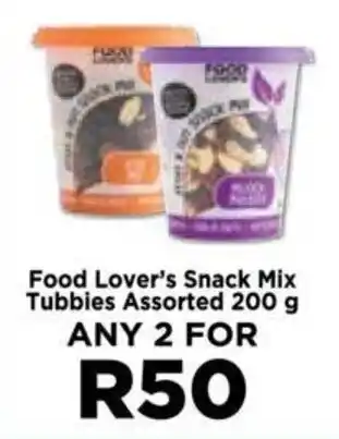 Food Lover's Market Food Lover's Snack Mix Tubbies Assorted 200 g offer
