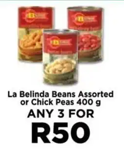 Food Lover's Market La Belinda Beans Assorted or Chick Peas 400 g offer
