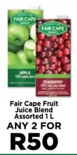 Food Lover's Market Fair Cape Fruit Juice Blend Assorted 1 L offer