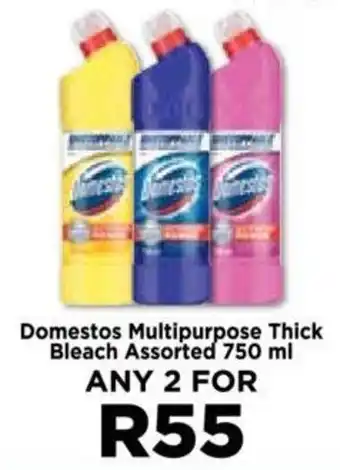 Food Lover's Market Domestos Multipurpose Thick Bleach Assorted 750 ml offer