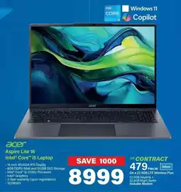 Incredible Connection Acer Aspire Lite 16 Intel Core i5 Laptop offer