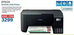 Incredible Connection EPSON EcoTank L3250 Printer offer