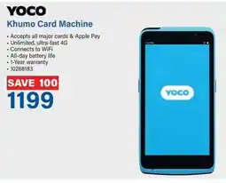 Incredible Connection YOCO Khumo Card Machine offer