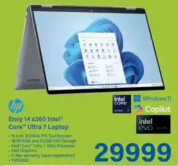 Incredible Connection HP Envy 14 x360 Intel Core Ultra 7 Laptop offer