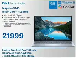 Incredible Connection DELL Technologies Inspiron 5440 Intel Core 7 Laptop offer