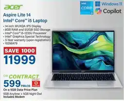 Incredible Connection Acer Aspire Lite 14 Intel Core i5 Laptop offer
