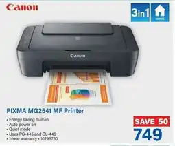 Incredible Connection Canon PIXMA MG2541 MF Printer offer