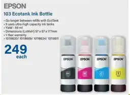Incredible Connection EPSON 103 Ecotank Ink Bottle offer