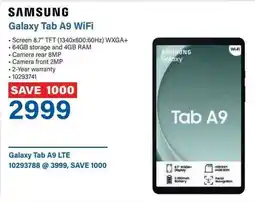 Incredible Connection SAMSUNG Galaxy Tab A9 WiFi offer