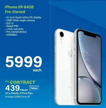 Incredible Connection iPhone XR 64GB Pre-Owned offer