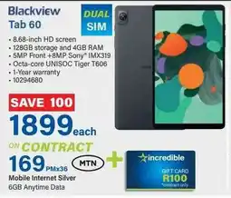 Incredible Connection Blackview Tab 60 offer
