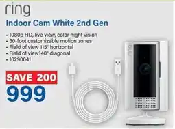Incredible Connection Indoor Cam White 2nd Gen offer