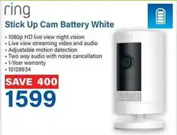 Incredible Connection Stick Up Cam Battery White offer