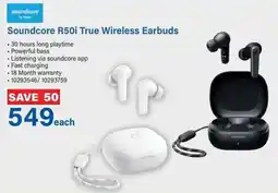 Incredible Connection Soundcore R50i True Wireless Earbuds offer