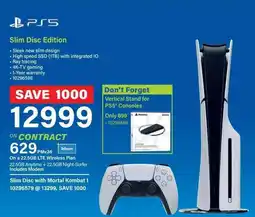 Incredible Connection PS5 Slim Disc Edition offer