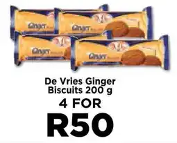 Food Lover's Market De Vries Ginger Biscuits 200 g offer
