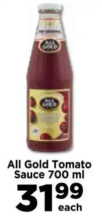 Food Lover's Market All Gold Tomato Sauce 700 ml offer