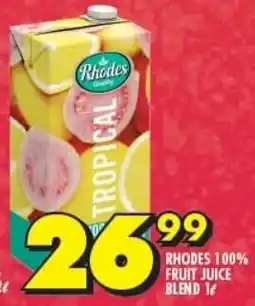 Shoprite RHODES 100% FRUIT JUICE BLEND 1L offer