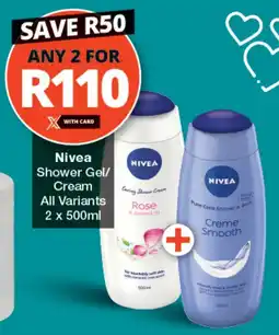 Nivea Shower Gel/ Cream All Variants
