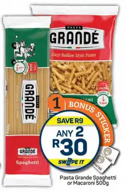 Pick n Pay Hypermarket Pasta Grande Spaghetti or Macaroni offer