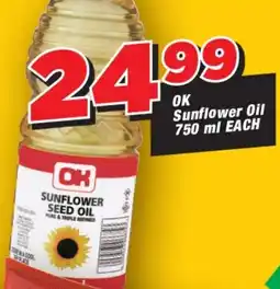 OK Grocer OK Sunflower Oil offer