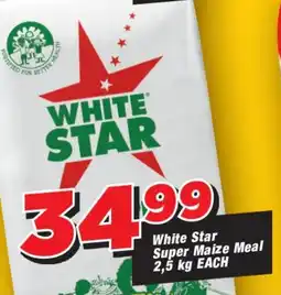 OK Grocer White Star Super Maize Meal offer