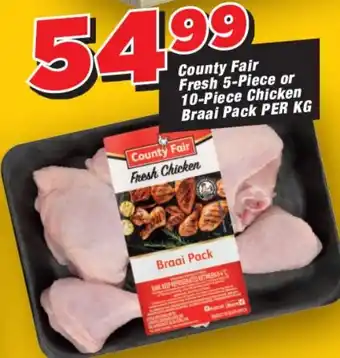 OK Grocer County Fair Fresh Chicken Braai Pack offer