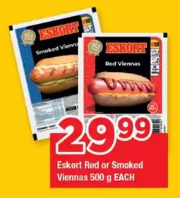 OK Grocer Eskort Red or Smoked Viennas offer