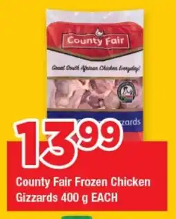 OK Grocer County Fair Frozen Chicken Gizzards offer