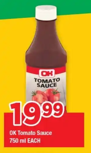 OK Grocer OK Tomato Sauce offer