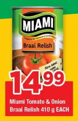 OK Grocer Miami Tomato & Onion Braai Relish offer