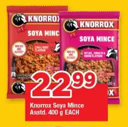 OK Grocer Knorrox Soya Mince Asstd. offer