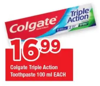 OK Grocer Colgate Triple Action Toothpaste offer