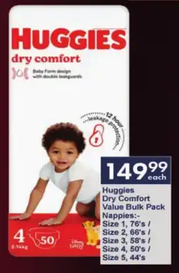 President Hyper Huggies Dry Comfort Value Bulk Pack Nappies offer
