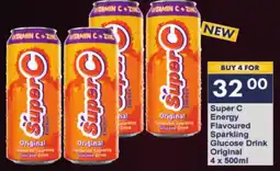 President Hyper Super C Energy Flavoured Sparkling Glucose Drink Original offer