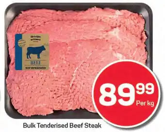 Pick n Pay Hypermarket Bulk Tenderised Beef Steak offer