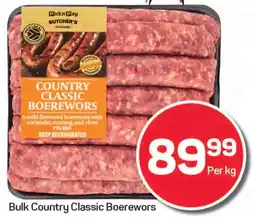 Pick n Pay Hypermarket Bulk Country Classic Boerewors offer