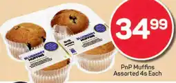 Pick n Pay Hypermarket PnP Muffins Assorted 4s Each offer