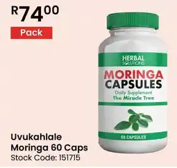 Uvukahlale Moringa 60 Caps
