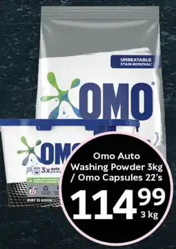 Oxford Freshmarket Omo Auto Washing Powder/ Omo Capsules 22's offer