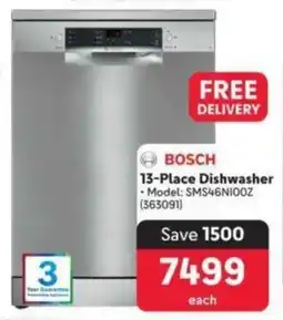 Makro BOSCH 13-Place Dishwasher offer
